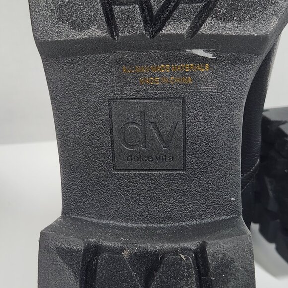 Dolce Vita Trooper Platform Chelsea Boots Women's Size 10 Black - Picture 7 of 12